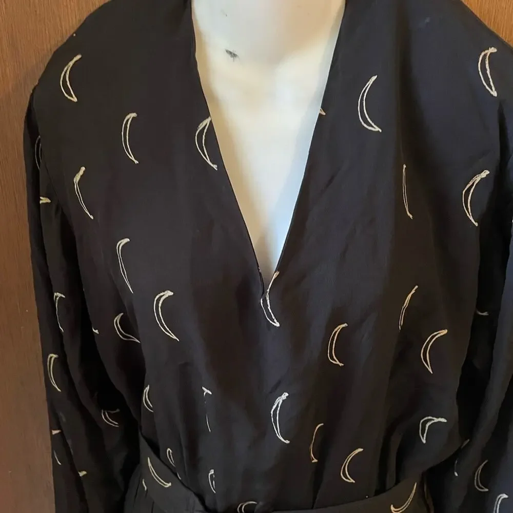 Vtg Witch moon midi dress black - Picture 6 of 10